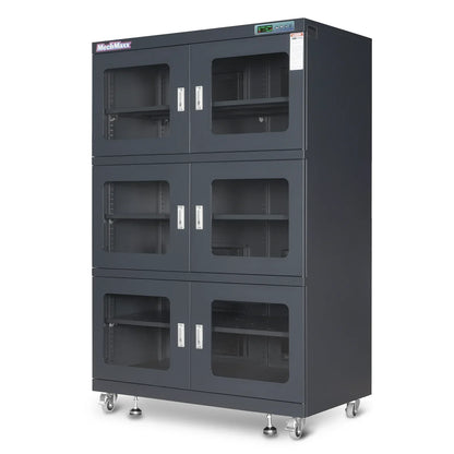 1-10% RH Electronic Dry Cabinet 1430L ESD Desiccator Cabinet Ultra-Low Humidity Storage,  EDC1430C-6