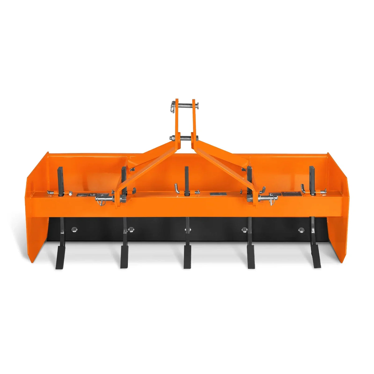 60" Box Blade Scraper with 5 Shanks 3 Point Hitch Tractor Attachment,  BB60