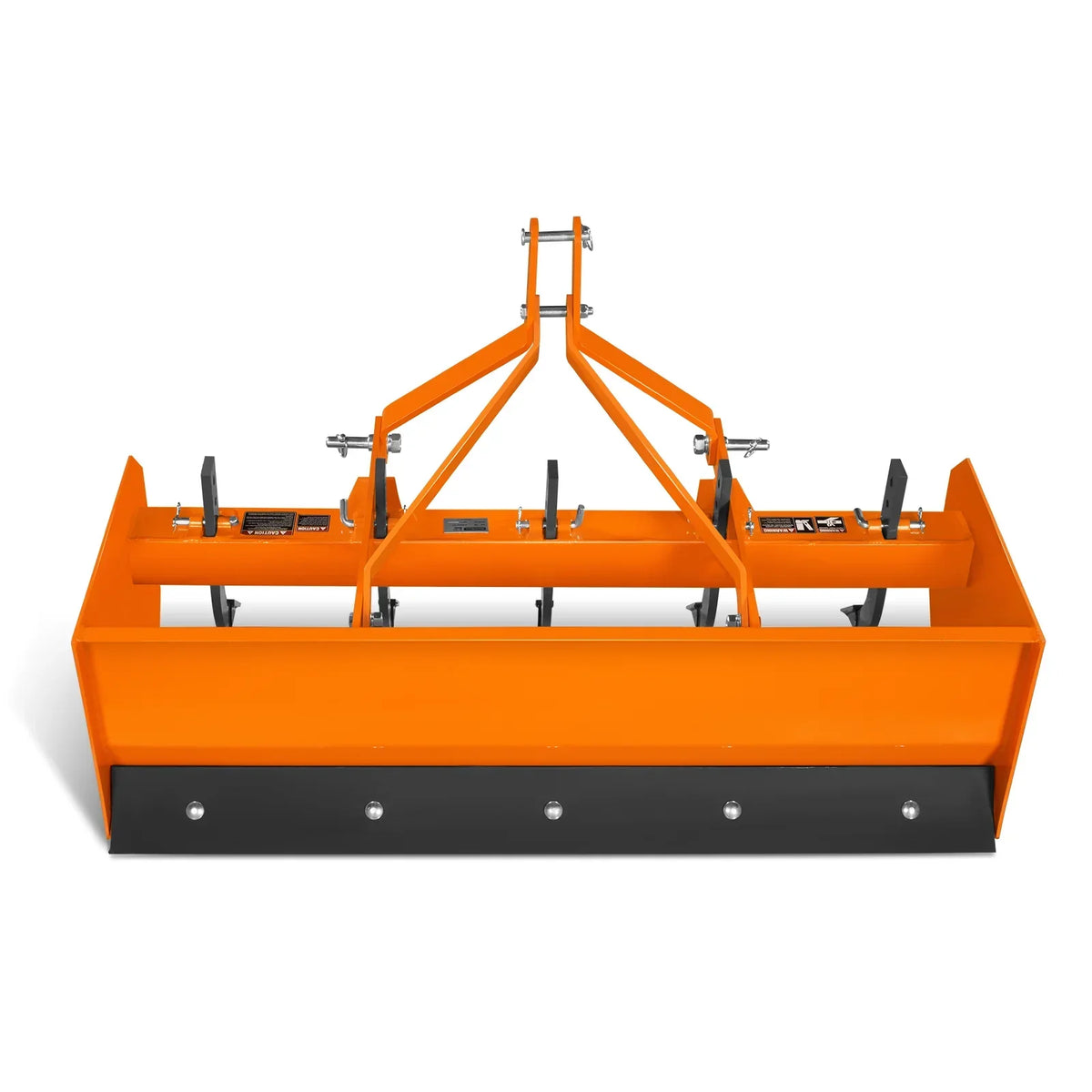 60" Box Blade Scraper with 5 Shanks 3 Point Hitch Tractor Attachment,  BB60
