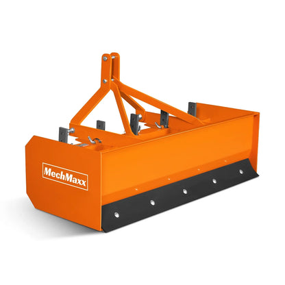 60" Box Blade Scraper with 5 Shanks 3 Point Hitch Tractor Attachment,  BB60