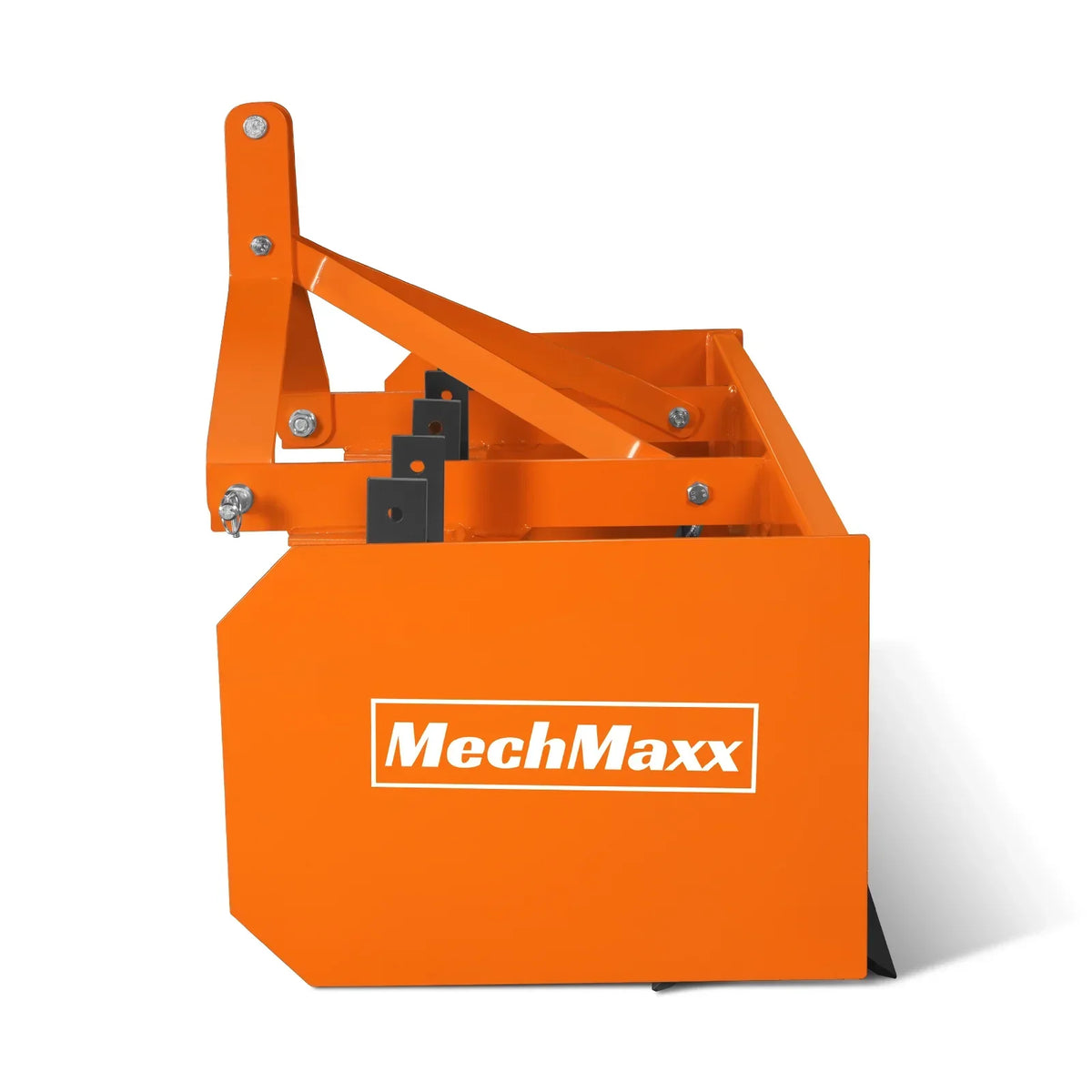 72" Box Blade Scraper with 6 Shanks 3 Point Hitch Tractor Attachment,  BB72