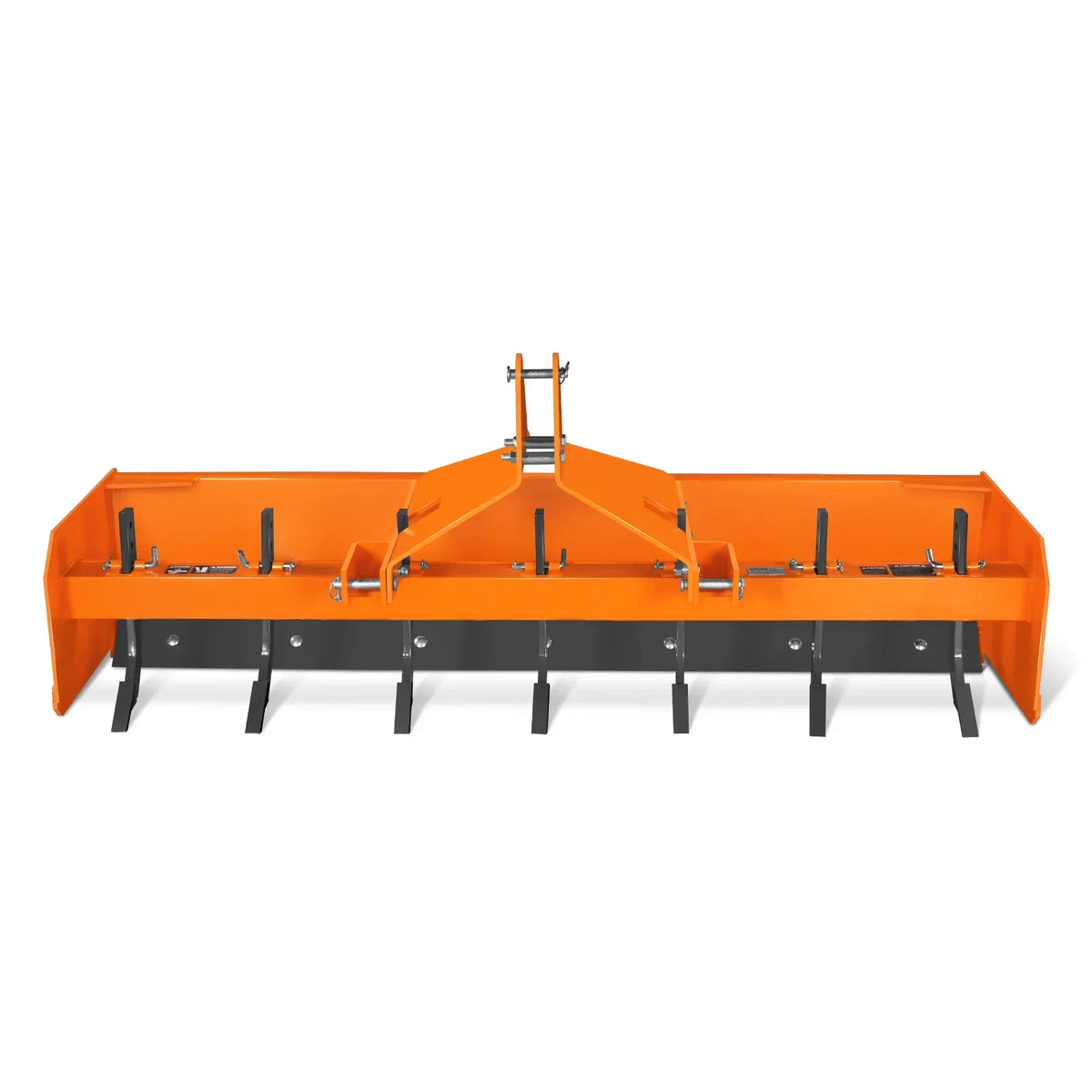 84" Box Blade Scraper with 7 Shanks 3 Point Hitch Tractor Attachment,  BB84