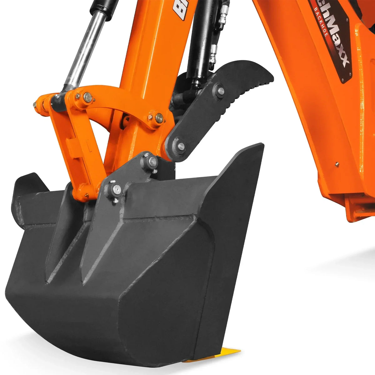 Trapezoidal V-Ditching Bucket without Pins, 2-Carbon Steel Teeth (for SKU: 150162, 150163, 150164, 201162, 201163, 201164)