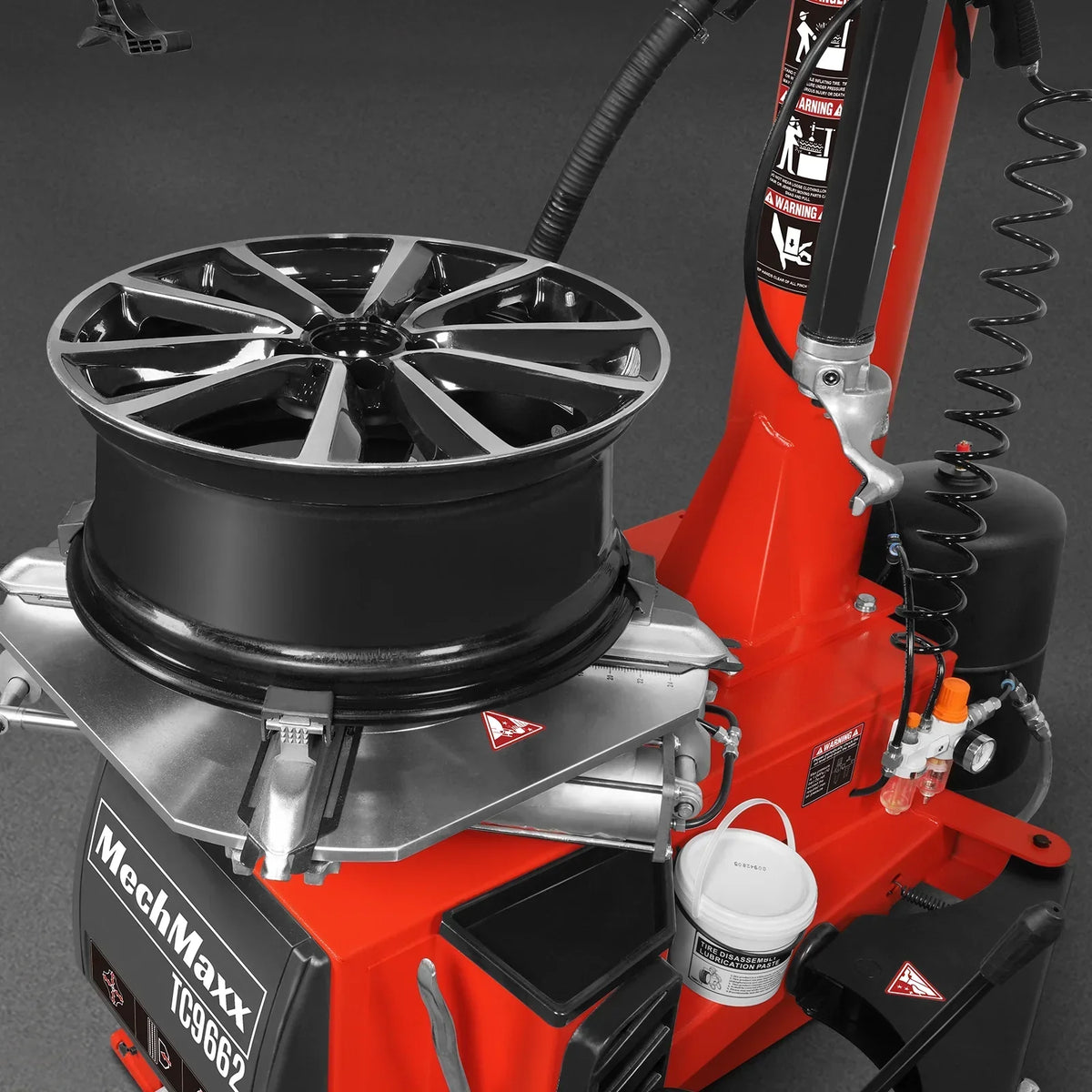 24" Rim Double Assist Arms Tire Changer Wheel Balancer Bundle,  TC9662,  WB857