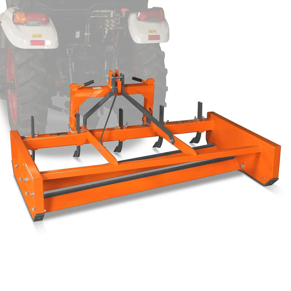 72" Heavy Duty Land Leveler Land Plane Scraper Grader with Shanks 3 Point Hitch,  LP72