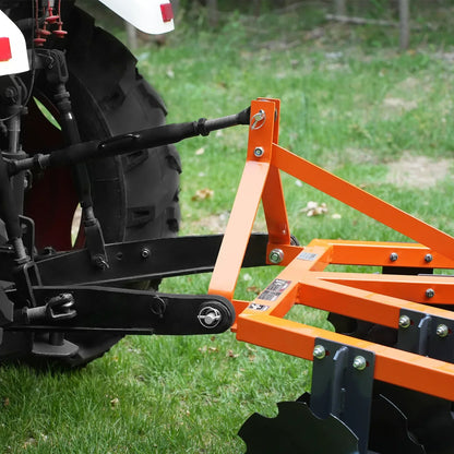 60" Tractor Notched Disc Harrow Disc Plow 3 Point Hitch,  DH60