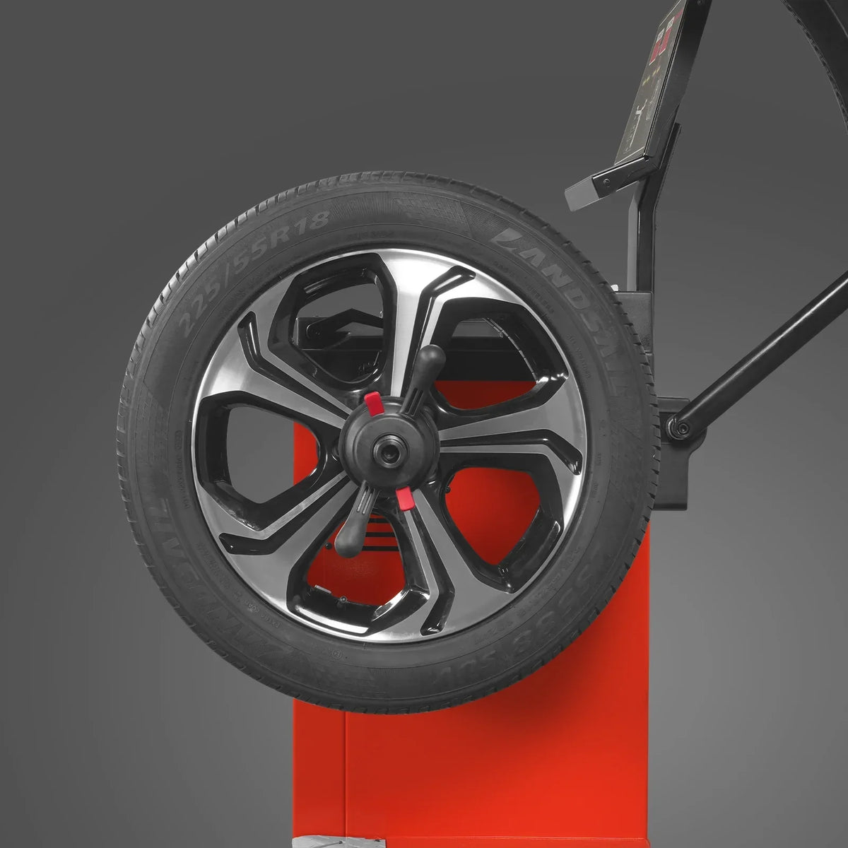 10-24" Rim Wheel Balancer Car Tire Balancing Machine 40 mm Shaft with Foot Pedal Brake,  Laser Guided and LED Illuminator,  WB857