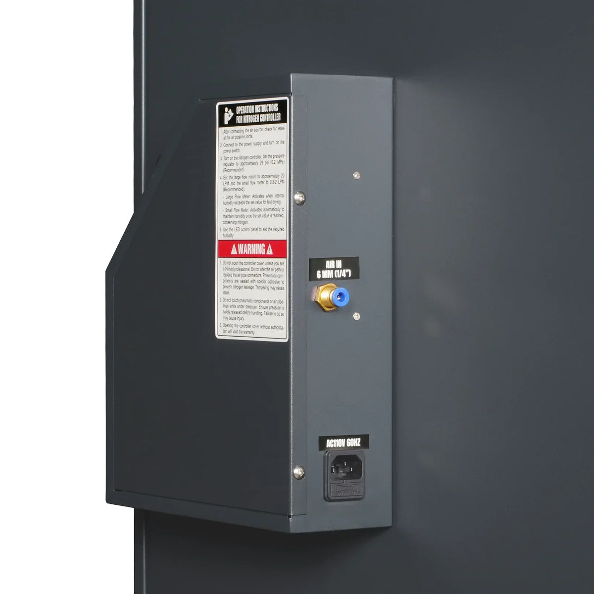 1-60% RH Nitrogen Dry Cabinet 1430L ESD Desiccator Cabinet Low Humidity Storage,  NC1430B-6