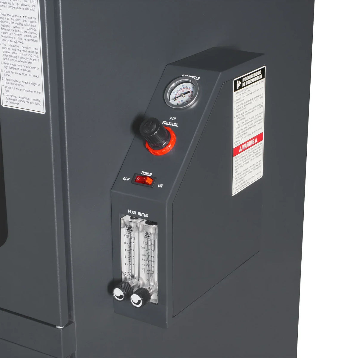 1-60% RH Nitrogen Dry Cabinet 1430L ESD Desiccator Cabinet Low Humidity Storage,  NC1430B-6