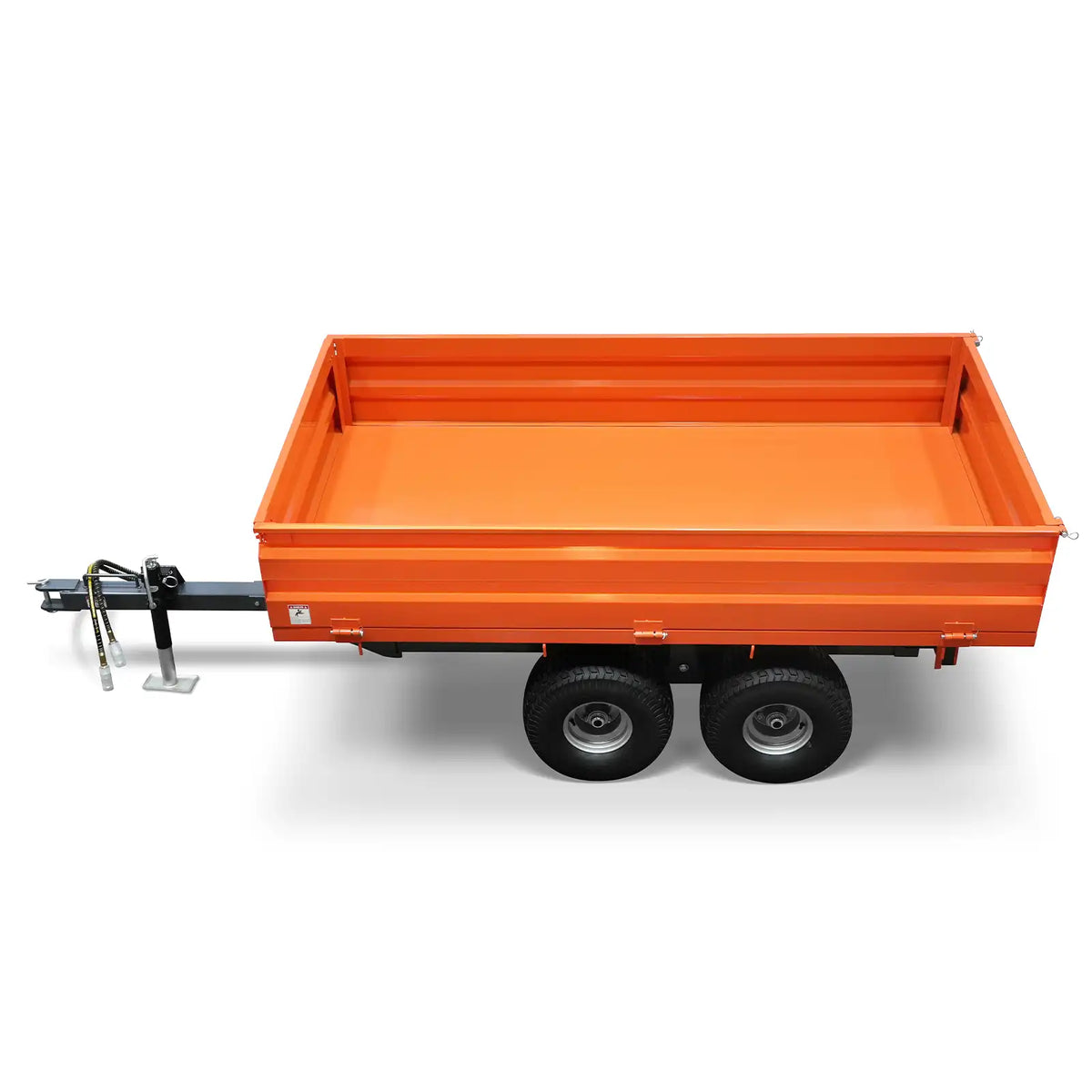 3-Point PTO Stump Grinder & 2-Ton Heavy-Duty Dump Trailer Bundle, SG24 & DT4X8