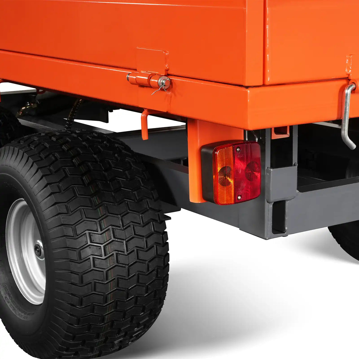 3-Point PTO Stump Grinder & 2-Ton Heavy-Duty Dump Trailer Bundle, SG24 & DT4X8