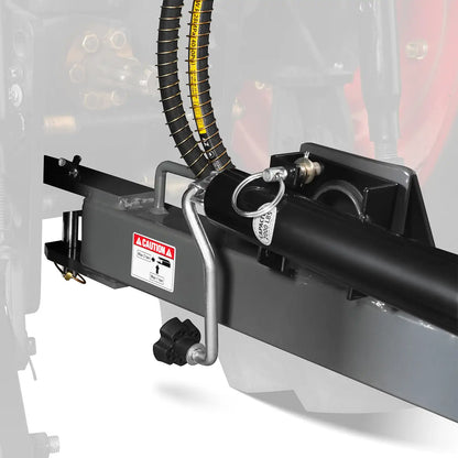 3-Point PTO Stump Grinder & 2-Ton Heavy-Duty Dump Trailer Bundle, SG24 & DT4X8