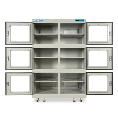 20-60% RH Electronic Dry Cabinet 1430L ESD Desiccator Cabinet Low Humidity Storage,  White,  EDC1430AW-6