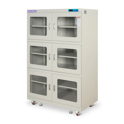 20-60% RH Electronic Dry Cabinet 1430L ESD Desiccator Cabinet Low Humidity Storage,  White,  EDC1430AW-6