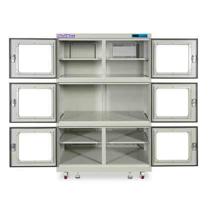 20-60% RH Electronic Dry Cabinet 1430L ESD Desiccator Cabinet Low Humidity Storage,  White,  EDC1430AW-6