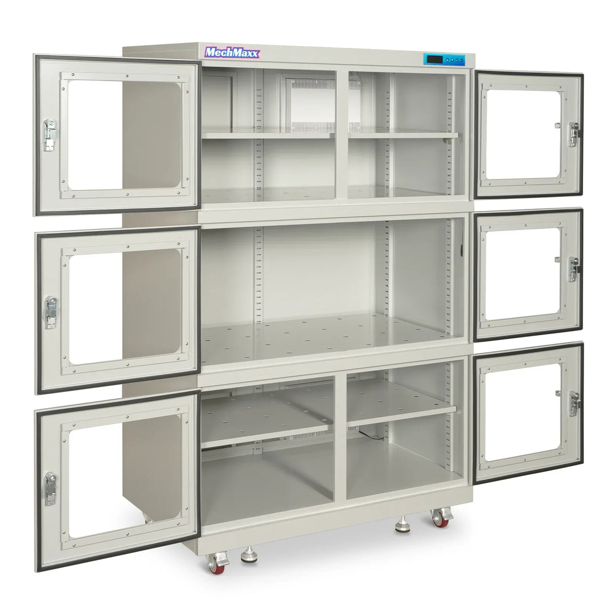 20-60% RH Electronic Dry Cabinet 1430L ESD Desiccator Cabinet Low Humidity Storage,  White,  EDC1430AW-6