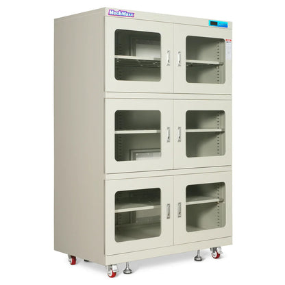 1-10% RH Electronic Dry Cabinet 1430L ESD Desiccator Cabinet Ultra-Low Humidity Storage,  White,  EDC1430CW-6