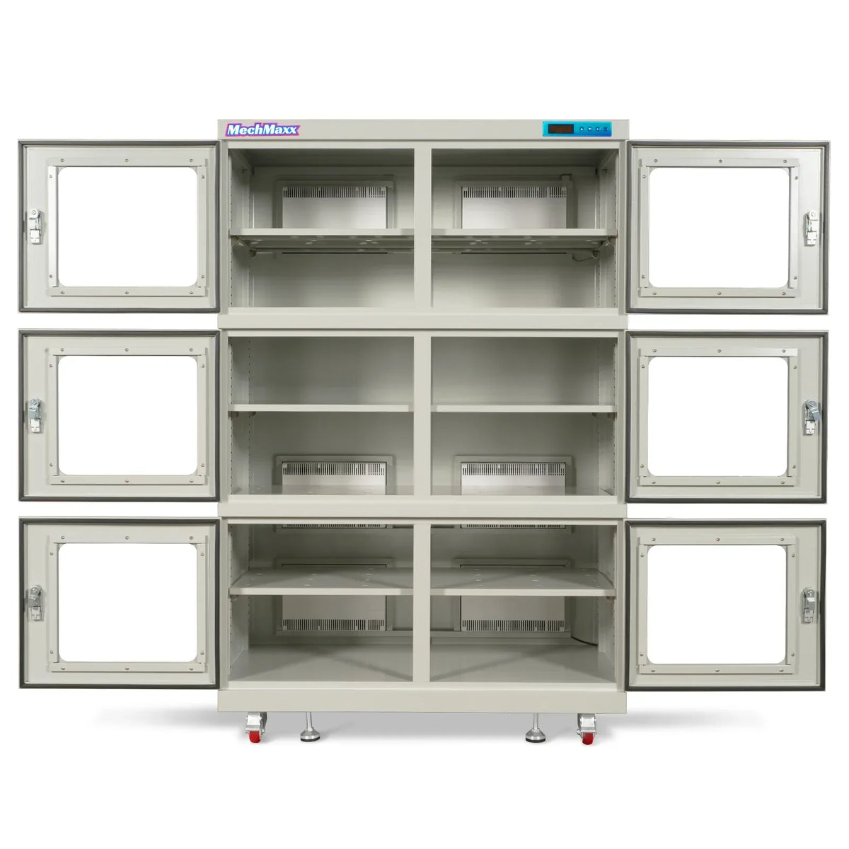 1-10% RH Electronic Dry Cabinet 1430L ESD Desiccator Cabinet Ultra-Low Humidity Storage,  White,  EDC1430CW-6