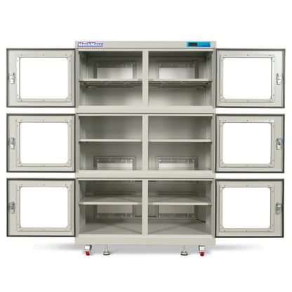 1-10% RH Electronic Dry Cabinet 1430L ESD Desiccator Cabinet Ultra-Low Humidity Storage,  White,  EDC1430CW-6