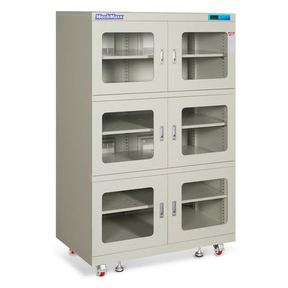 1-10% RH Electronic Dry Cabinet 1430L ESD Desiccator Cabinet Ultra-Low Humidity Storage,  White,  EDC1430CW-6