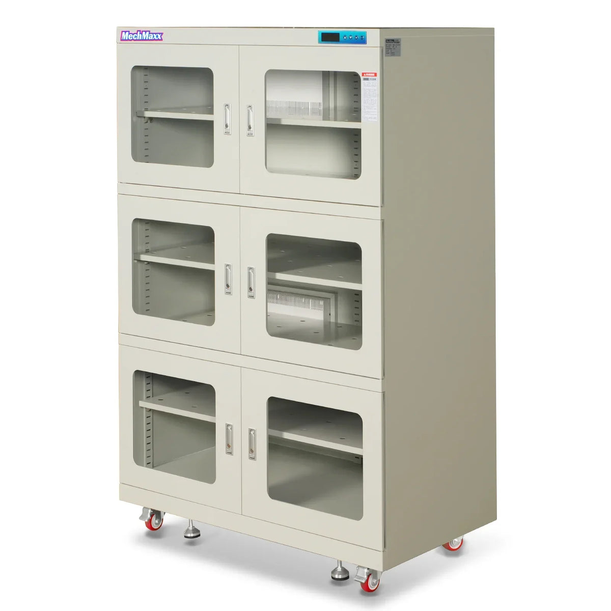 1-10% RH Electronic Dry Cabinet 1430L ESD Desiccator Cabinet Ultra-Low Humidity Storage,  White,  EDC1430CW-6