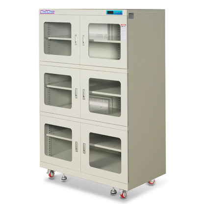 1-10% RH Electronic Dry Cabinet 1430L ESD Desiccator Cabinet Ultra-Low Humidity Storage,  White,  EDC1430CW-6