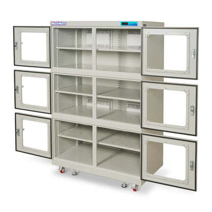 1-10% RH Electronic Dry Cabinet 1430L ESD Desiccator Cabinet Ultra-Low Humidity Storage,  White,  EDC1430CW-6