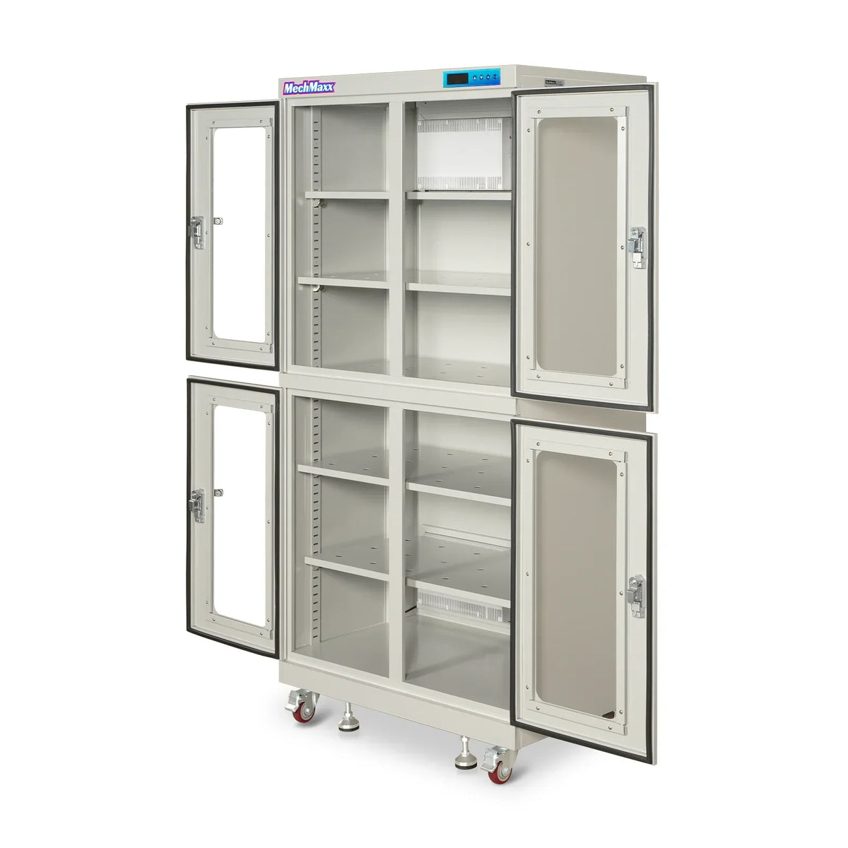1-10% RH Electronic Dry Cabinet 880L ESD Desiccator Cabinet Ultra-Low Humidity Storage,  White,  EDC880CW