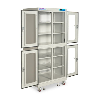 1-10% RH Electronic Dry Cabinet 880L ESD Desiccator Cabinet Ultra-Low Humidity Storage,  White,  EDC880CW