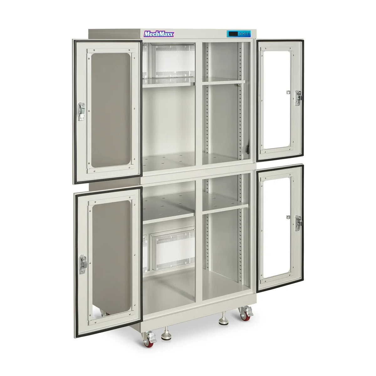 1-10% RH Electronic Dry Cabinet 880L ESD Desiccator Cabinet Ultra-Low Humidity Storage,  White,  EDC880CW