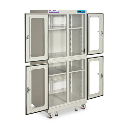 1-10% RH Electronic Dry Cabinet 880L ESD Desiccator Cabinet Ultra-Low Humidity Storage,  White,  EDC880CW