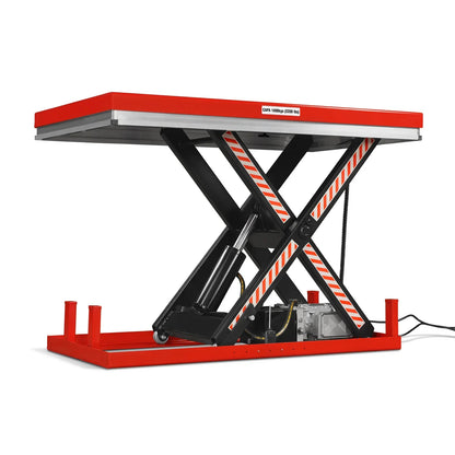 2200lb Capacity Stationary Electric Hydraulic Lift Table ,  51.2" x 32.3" Platform,  39.4" Lift Height , UL Certified Motor,  ELT22