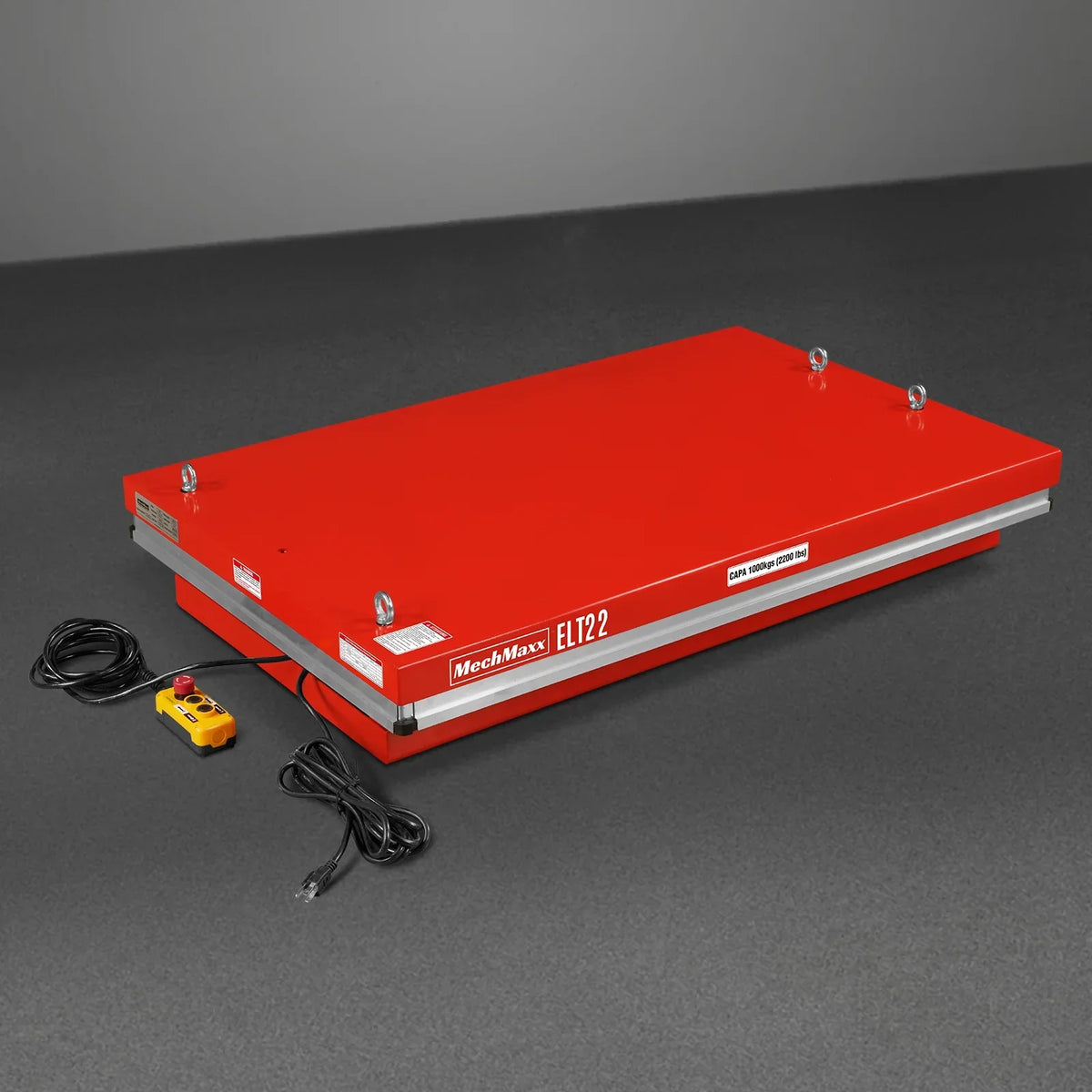 2200lb Capacity Stationary Electric Hydraulic Lift Table ,  51.2" x 32.3" Platform,  39.4" Lift Height , UL Certified Motor,  ELT22