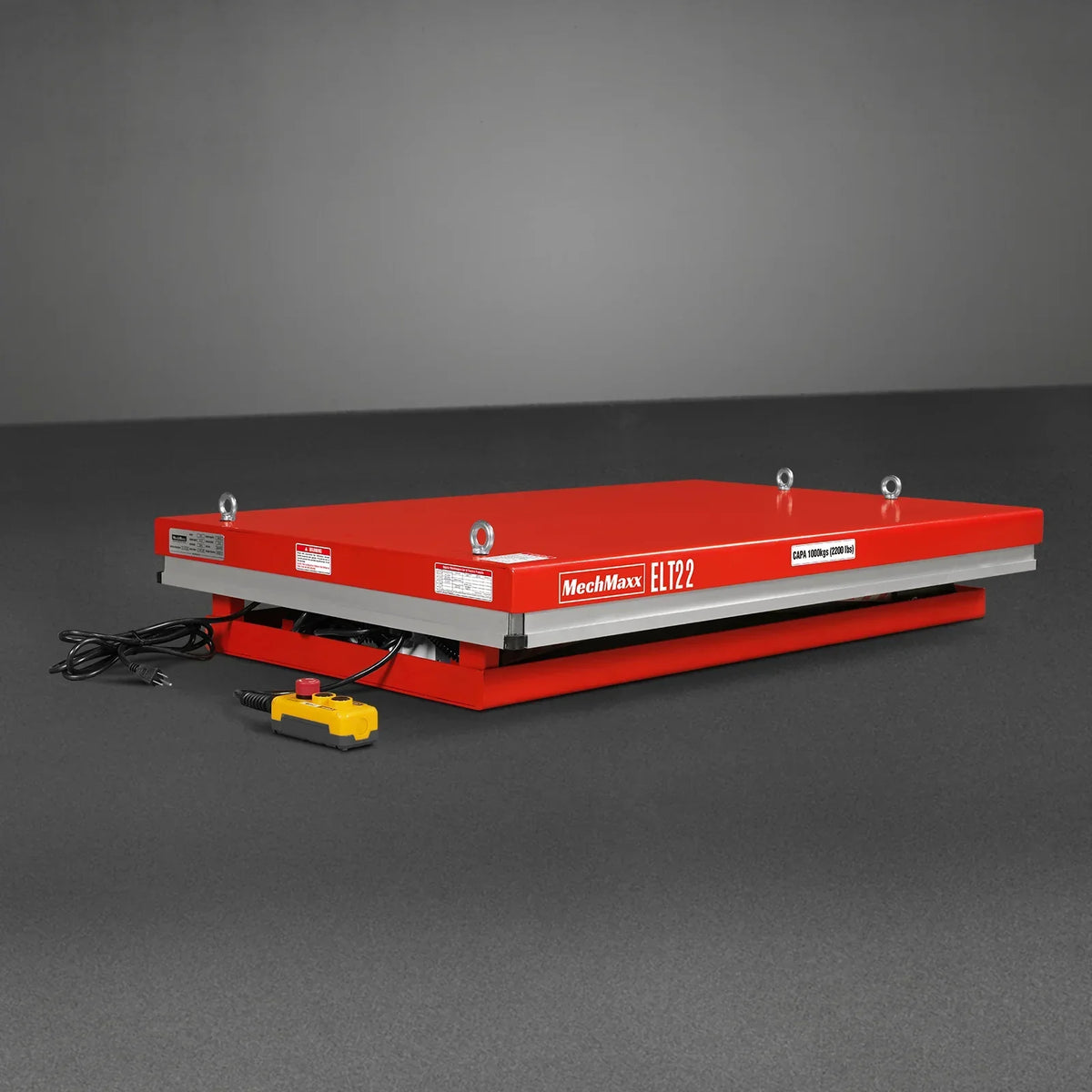 2200lb Capacity Stationary Electric Hydraulic Lift Table ,  51.2" x 32.3" Platform,  39.4" Lift Height , UL Certified Motor,  ELT22