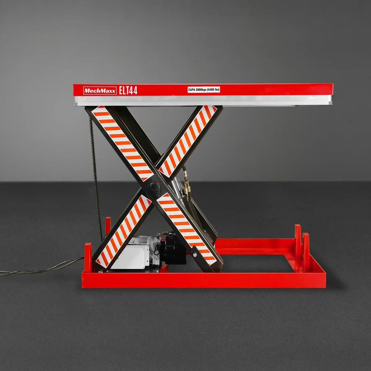 4400lbs Capacity Stationary Powered Hydraulic Lift Table,  51.2" x 33.5" Platform,  41.3" Lift Height,  UL Certified Motor,  ELT44
