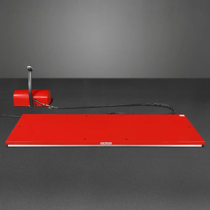 Stationary Electric Hydraulic Parallel Double Scissor Lift Table 6600lb Capacity,  112.9" x 39.4"Platform,  34.3"Lift Height, UL Certified Motor,  ELT66P