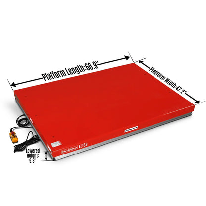 8800lbs Capacity Stationary Hydraulic Lift Table,  66.9" x 47.2" Platform,  43.3" Height,  UL Certified Motor,  ELT88