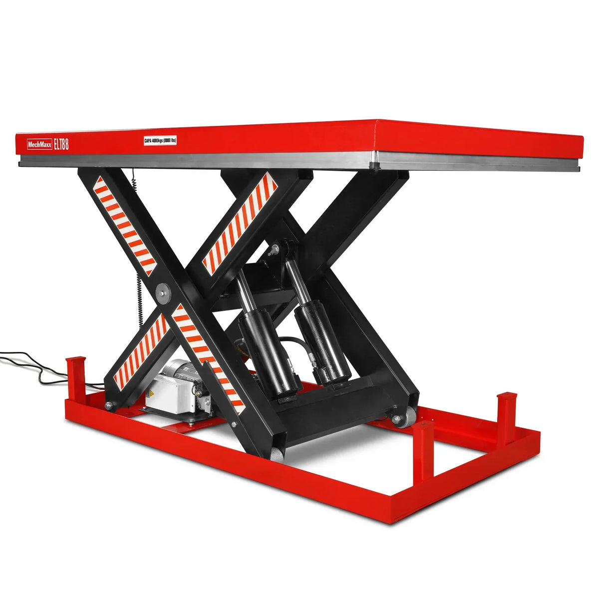 8800lbs Capacity Stationary Hydraulic Lift Table,  66.9" x 47.2" Platform,  43.3" Height,  UL Certified Motor,  ELT88
