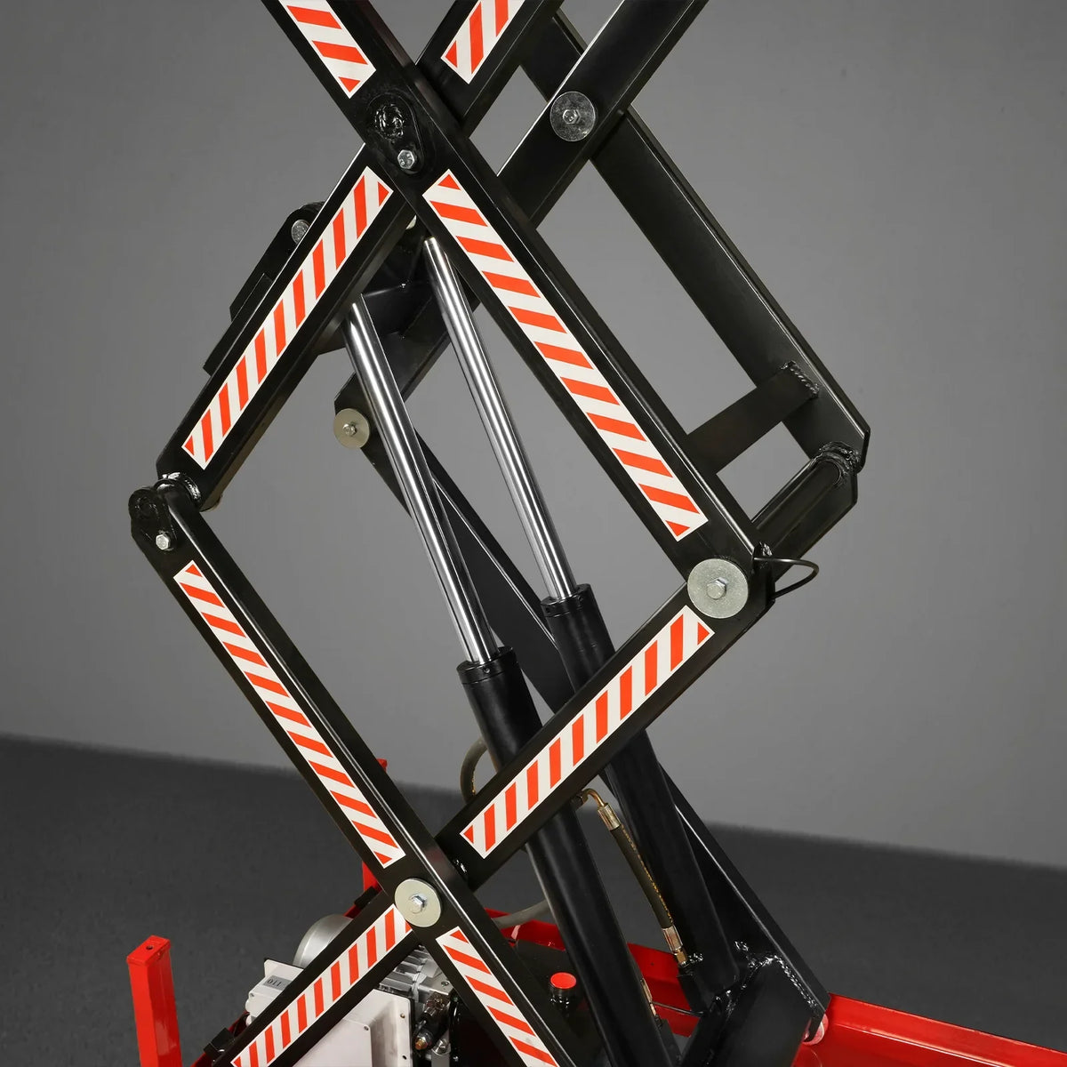 2200 lbs Capacity Stationary Electric Hydraulic Double Scissor Lift Table - 51.2" x 32.3" Platform,  70.1" Lift Height,  UL Certified Motor,  ELTD22