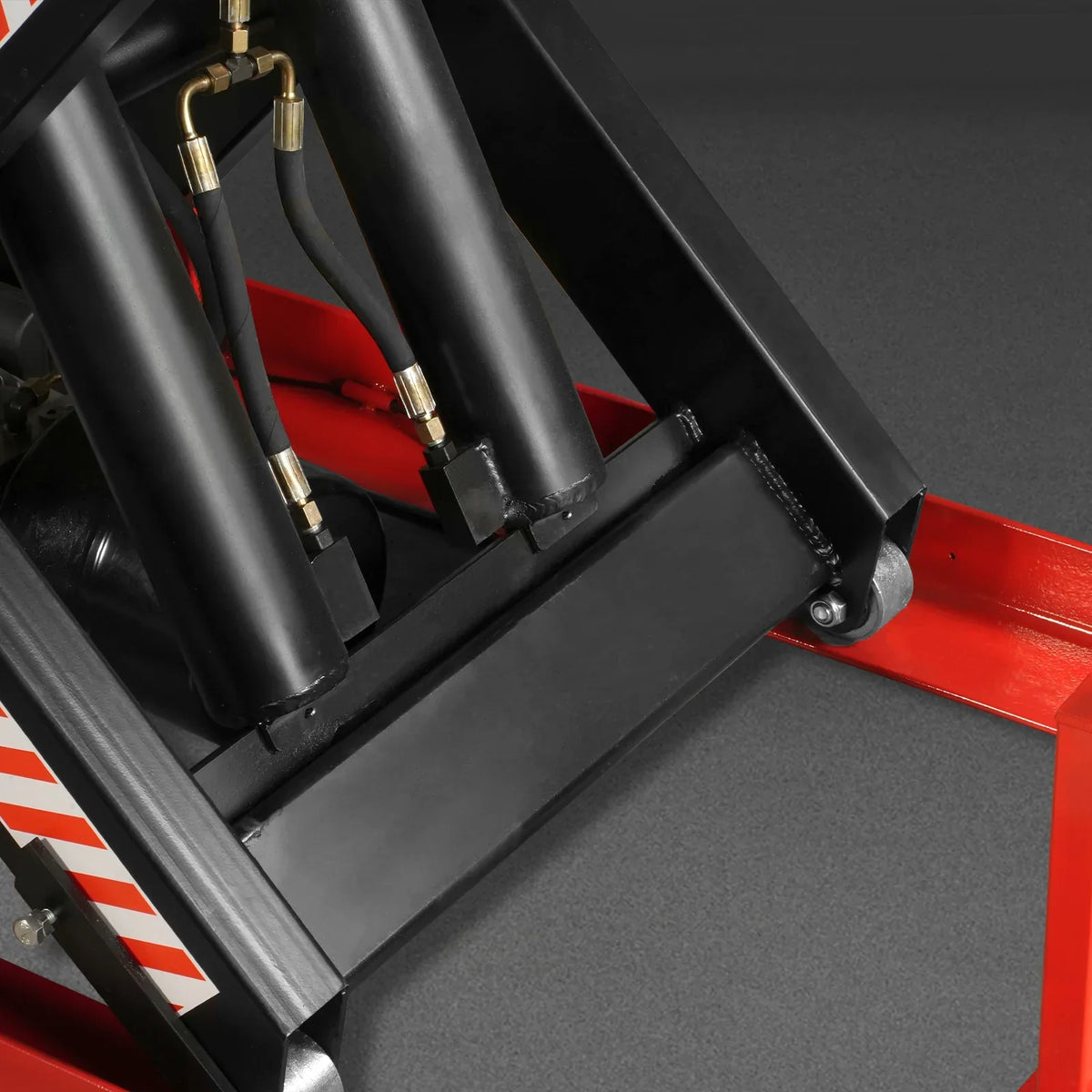 4400 lb Capacity Stationary Electric Hydraulic Double Scissor Lift Table - 63" x 39.4" Platform,  70.1" Lift Height,  UL Certified Motor,  ELTD44L