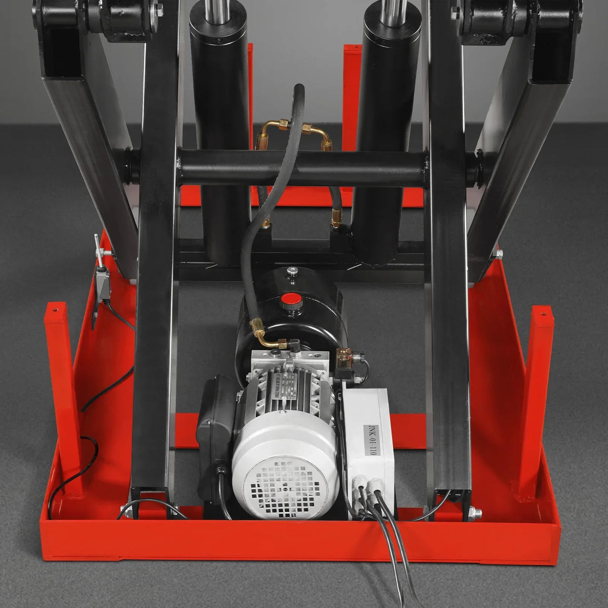 4400lbs Capacity Stationary Electric Hydraulic Double Scissor Lift Table,  51.2" x 33.5" Platform,  70.1" Lift Height,  UL Certified Motor,  ELTD44