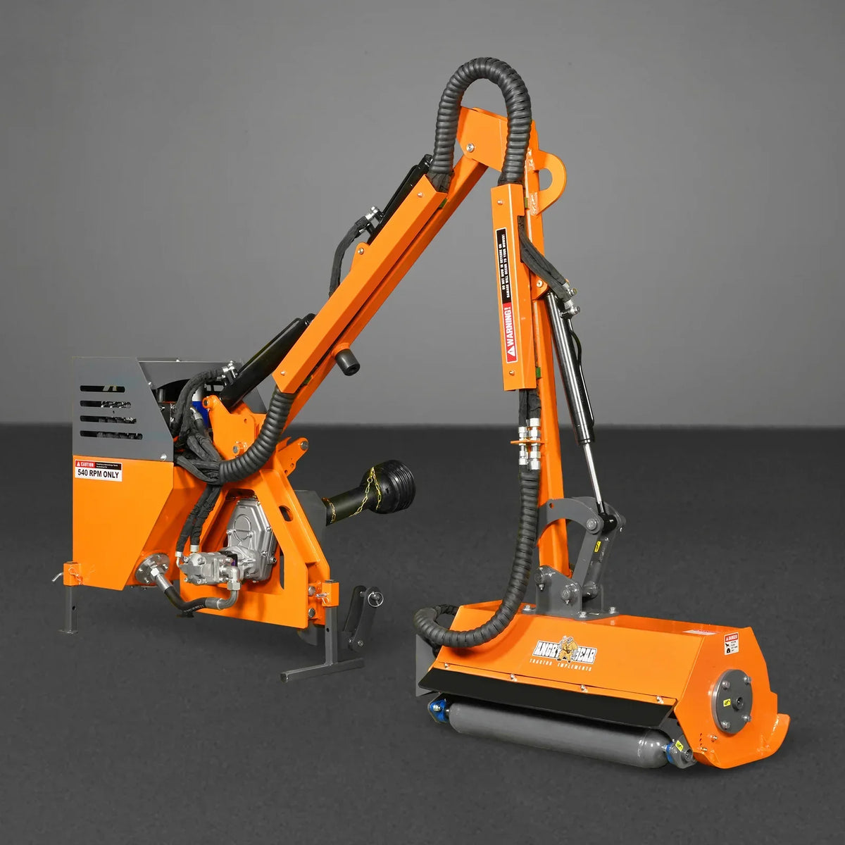 31.5" Remote Control Operation, Maximum Reach 11'2", 3-Point Boom Mower, 20-55HP, ERM80