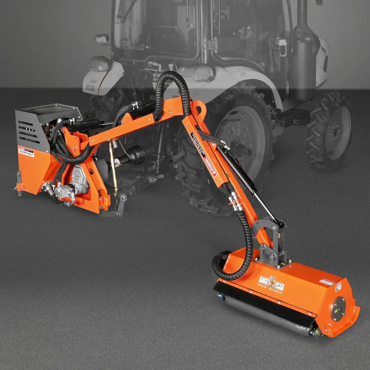 31.5" Remote Control Operation, Maximum Reach 11'2", 3-Point Boom Mower, 20-55HP, ERM80