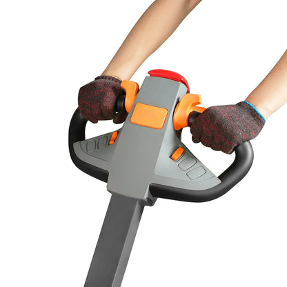 2640lbs Electric Straddle Stacker,  118" Lift,  Adjustable Legs & Forks,  F26-118SLA