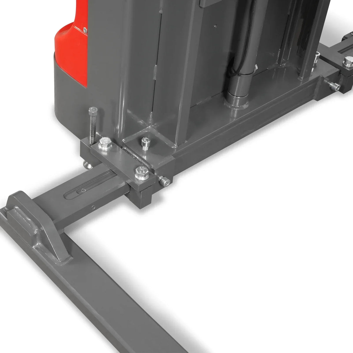 2640lbs Electric Straddle Stacker,  118" Lift,  Adjustable Legs & Forks,  F26-118SLA