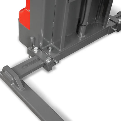 2640lbs Lithium-ion Electric Straddle Stacker,  98" Lift,  Adjustable Legs & Forks,  F26-98S