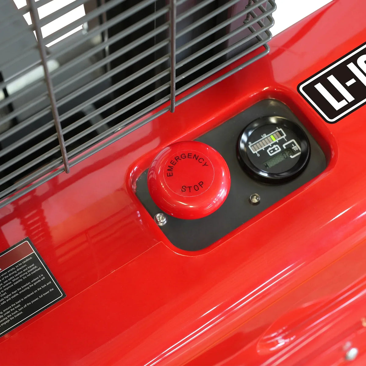 2640lbs Lithium-ion Electric Straddle Stacker,  138" Lift,  Adjustable Legs & Forks,  F26-138S