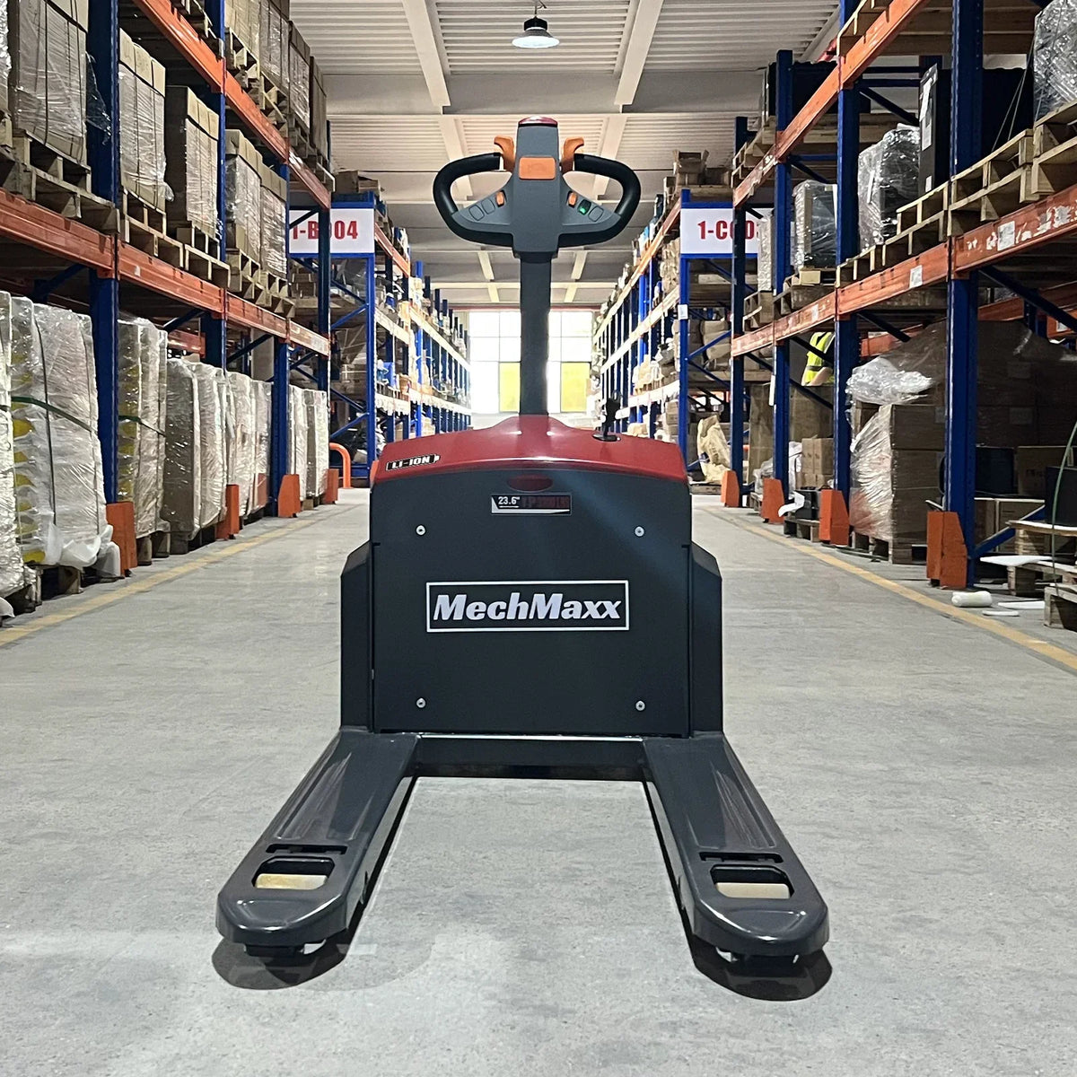 4400lbs Lithium-ion Electric Pallet Jack,  45"x27" Fork,  48V 50Ah Battery,  Walkie Type Truck,  EPT44