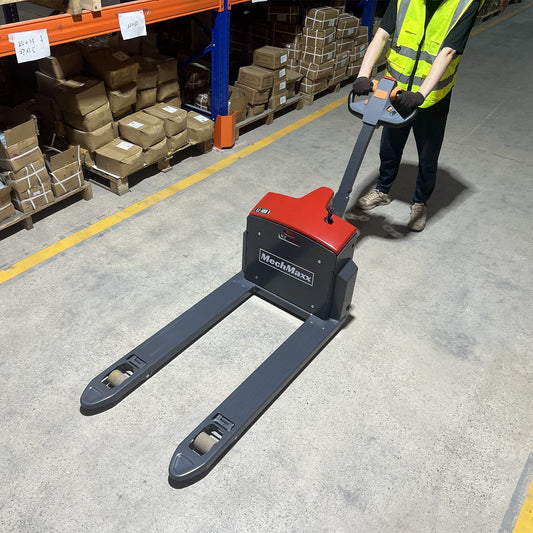 3300lbs Lithium-ion Electric Pallet Jack, 45"x27" Fork, 24V 40Ah Battery, Walkie Type Truck, EPT33