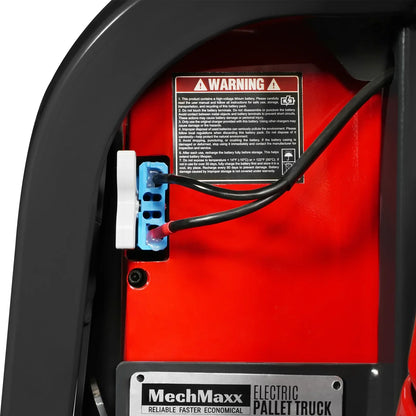 4400lbs Lithium-ion Electric Pallet Jack,  45"x27" Fork,  48V 30Ah Removable Battery,  Walkie Type Truck,  LPT44